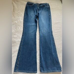 Vintage Y2K Guess Jeans flare low rise festival streetwear 90s 2000s